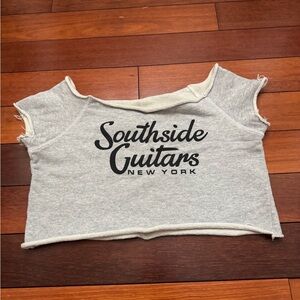 Brandy Melville Grey Sweatshirt Top